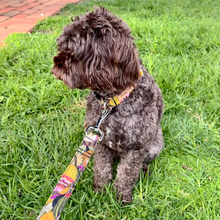 Load image into Gallery viewer, The &#39;Green Bush Banksia Flowers&#39; Dog Lead - Fluffy Tales
