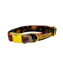 Load image into Gallery viewer, The &#39;Purple Boho Flowers&#39; Dog Collar - Fluffy Tales
